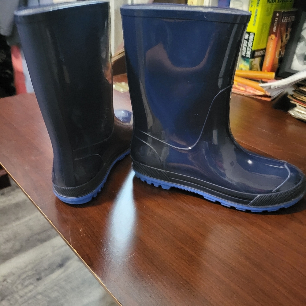 Stylish Navy Rain Boots